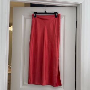 Old navy silk midi skirt